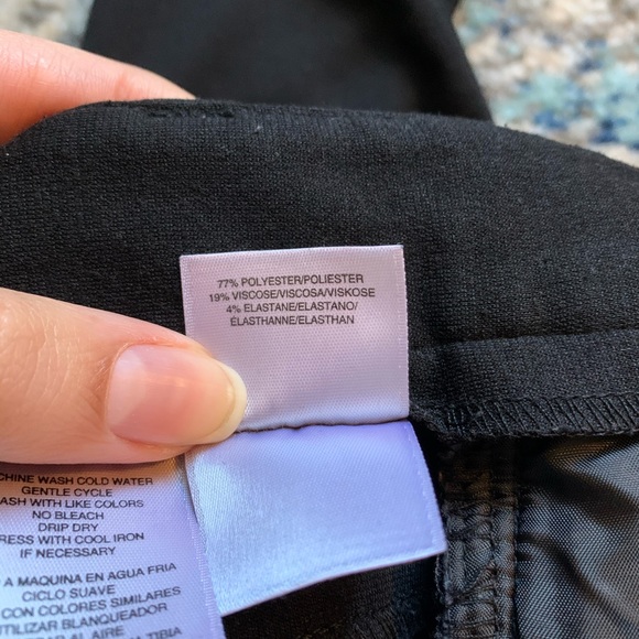 Anne Klein Straight Leg Trousers - Picture 4 of 4